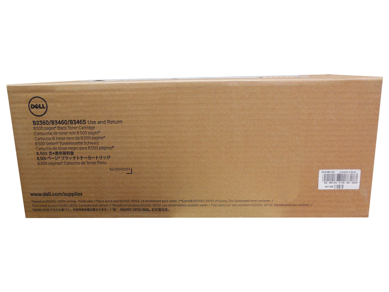 Dell M11XH (C3NTP) RP Toner Cartridge 8.5k Genuine OEM Original