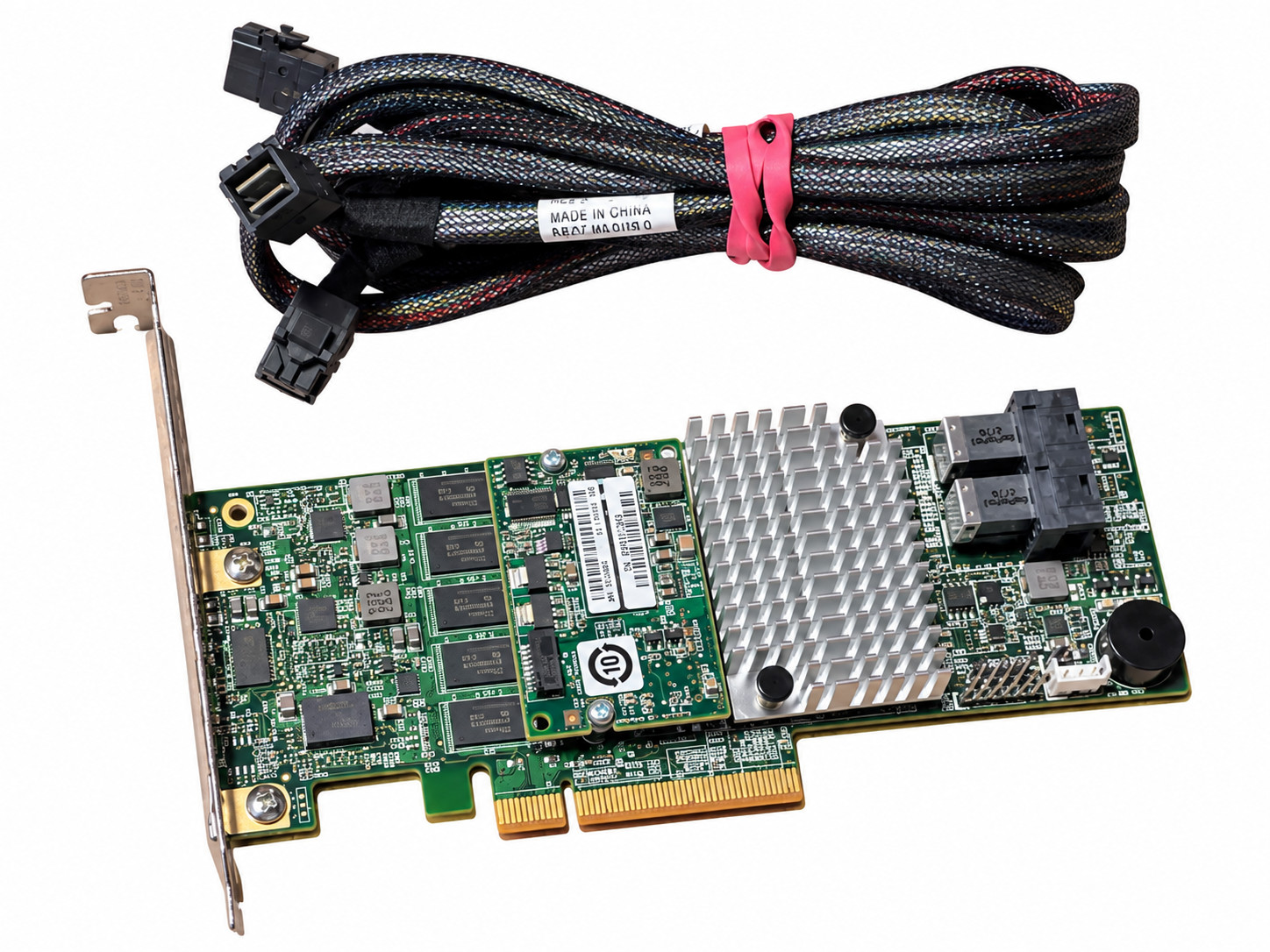 Supermicro AOC-S3108L-H8IR-16DD SATA/SAS 12Gb 2GB RAID Controller + 2x SAS Cables