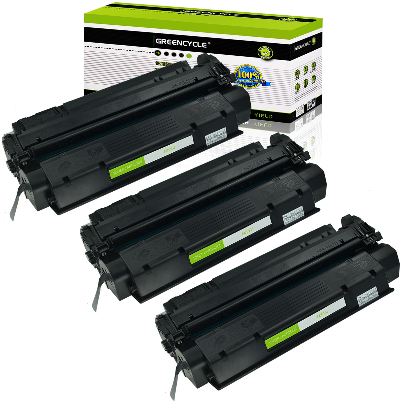 3PK FX8 FX-8 Toner Cartridge Compatible For Canon ImageClass D320 D340 D383 L170