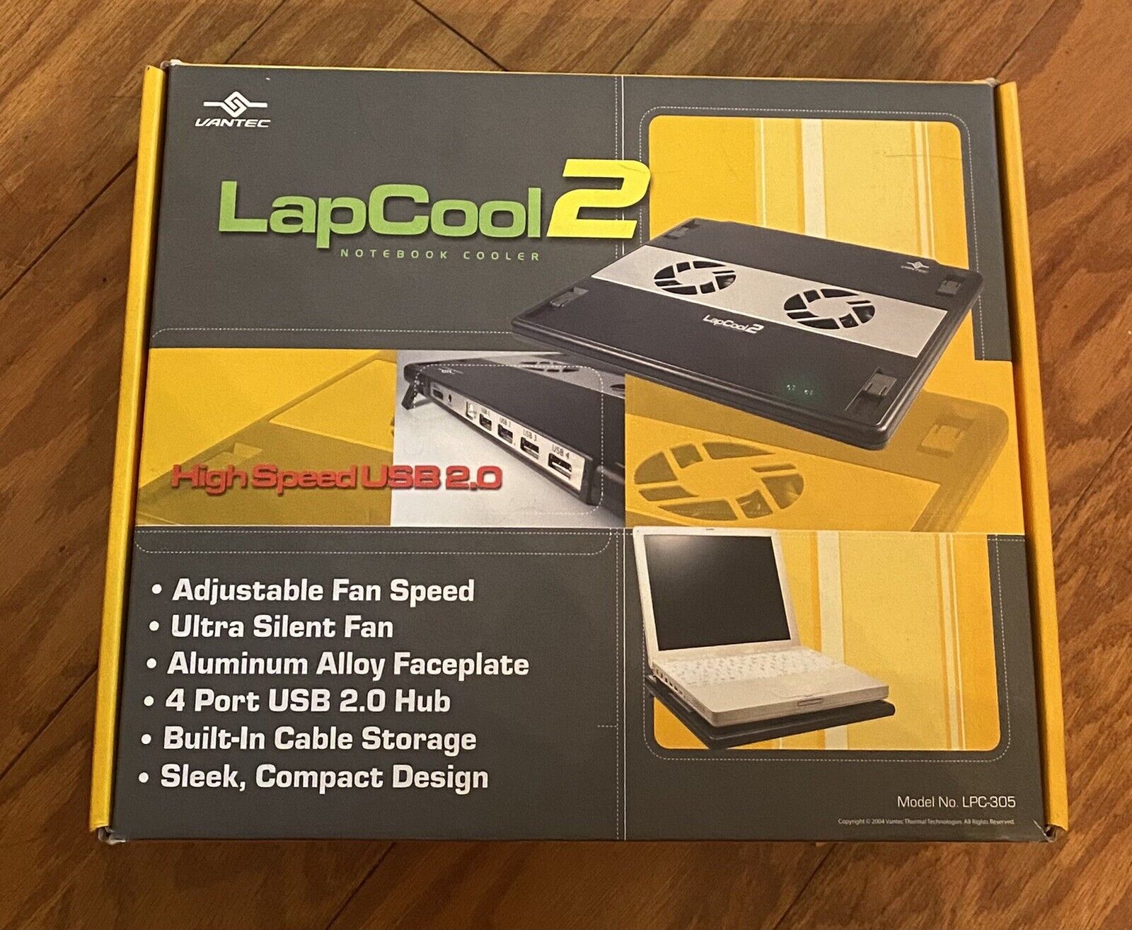 Vantec LapCool 2 Notebook Cooler. High Speed USB 2.0. Tested