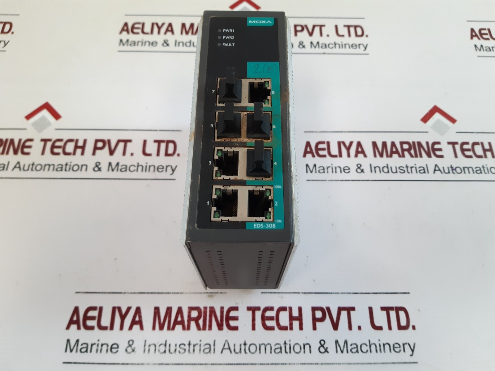 Moxa eds-308 Unmanaged Ethernet Switch 3093000000361 Rev. 2.2.1
