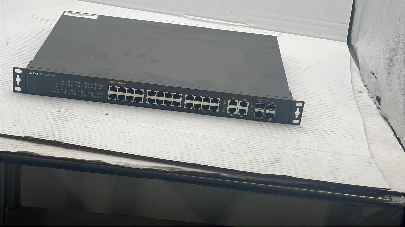 Zyxel GS1920-24HP 24 Port Gigabit PoE+ Smart Managed Switch 375W 4 SFP 802.3at