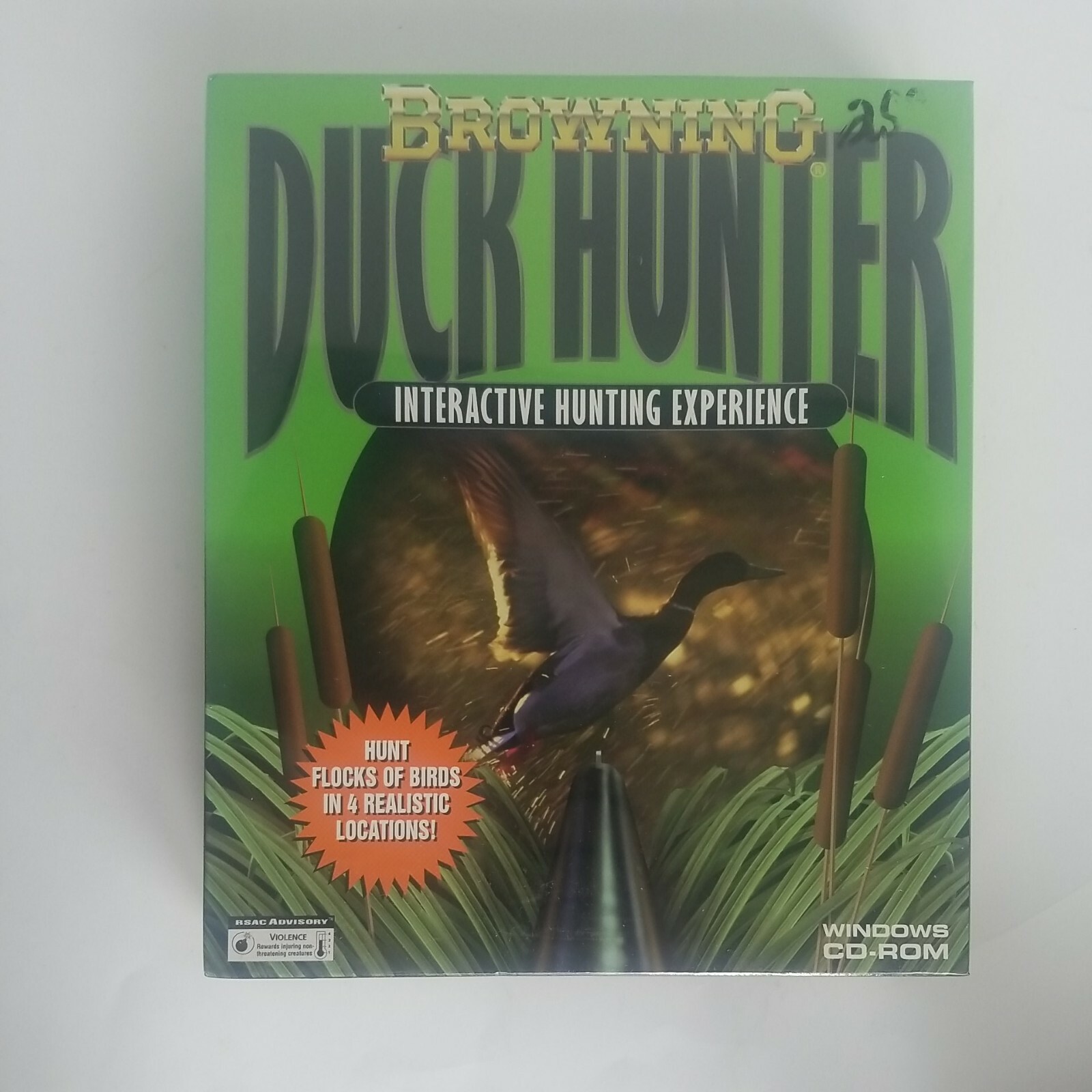 VALUSOFT BROWNING DUCK HUNTER PC GAME Brand New Big Box Factory Sealed 