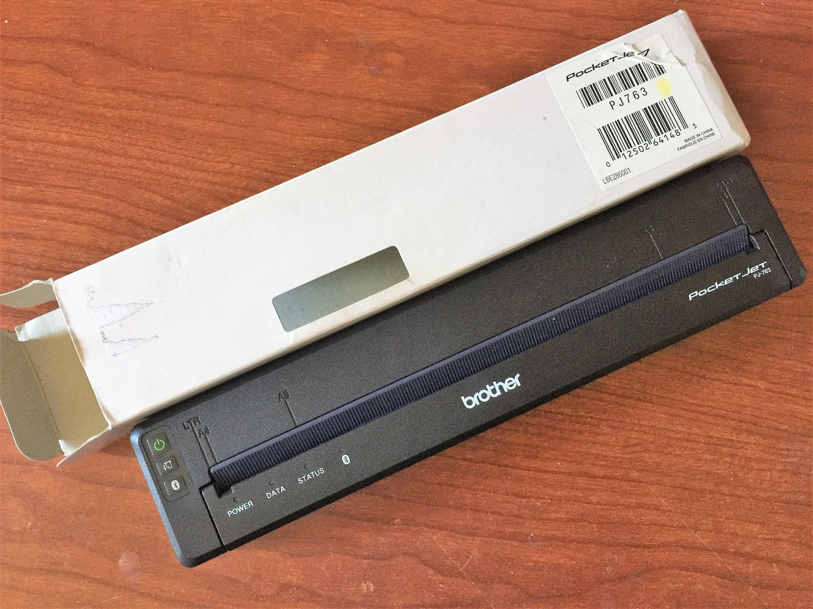 Brother Pocketjet 7 PJ-763 Bluetooth PJ-722 Portable Thermal Printer -READ DESC.