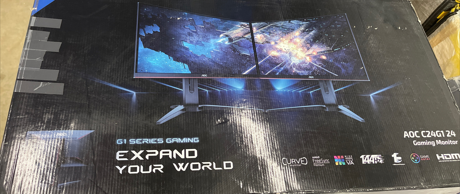AOC C24G1 24in. Gaming Monitor - Black BNIB