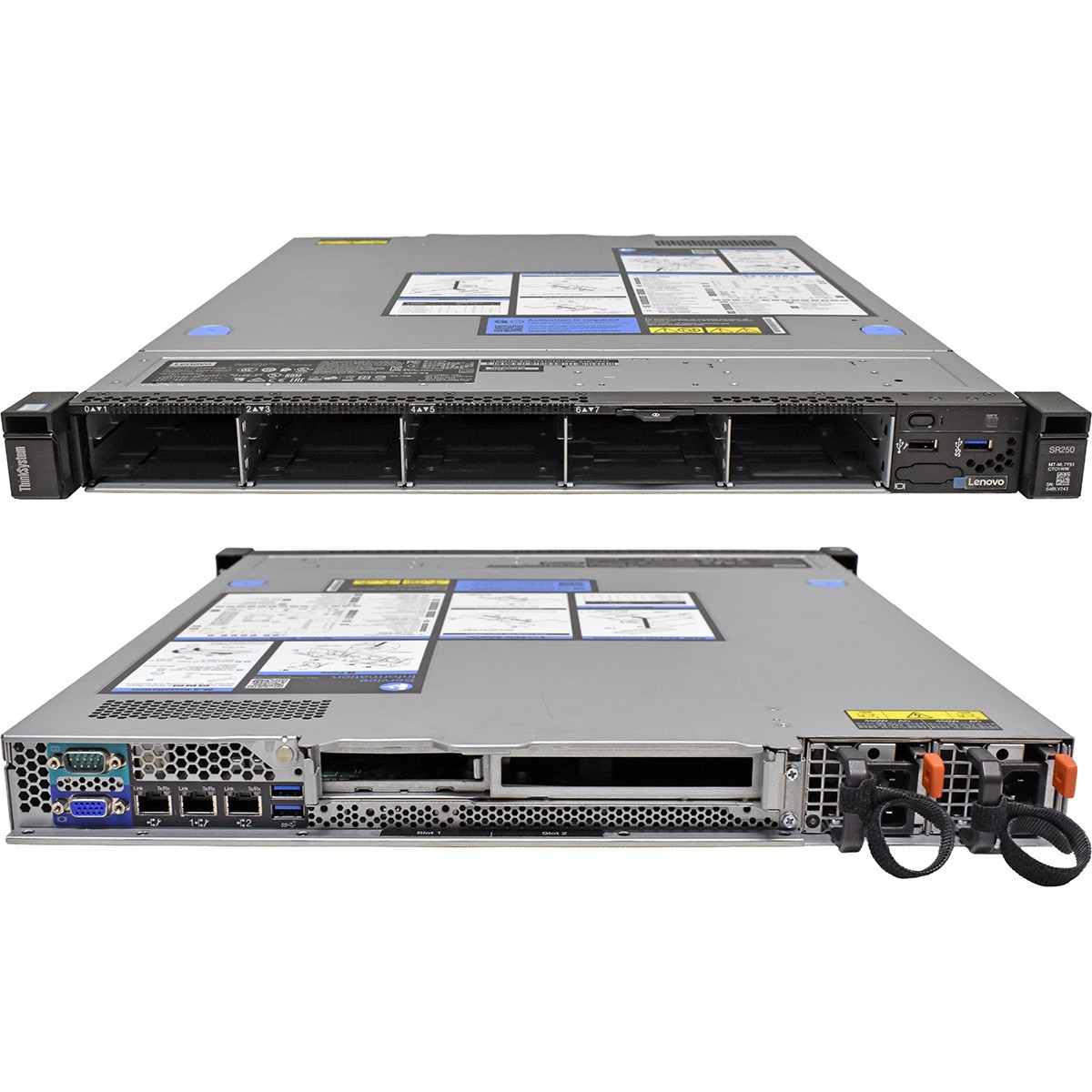 Lenovo ThinkSystem SR250 No CPU No PC4 1x Heatsink 8x SFF No Controller 1U M.2