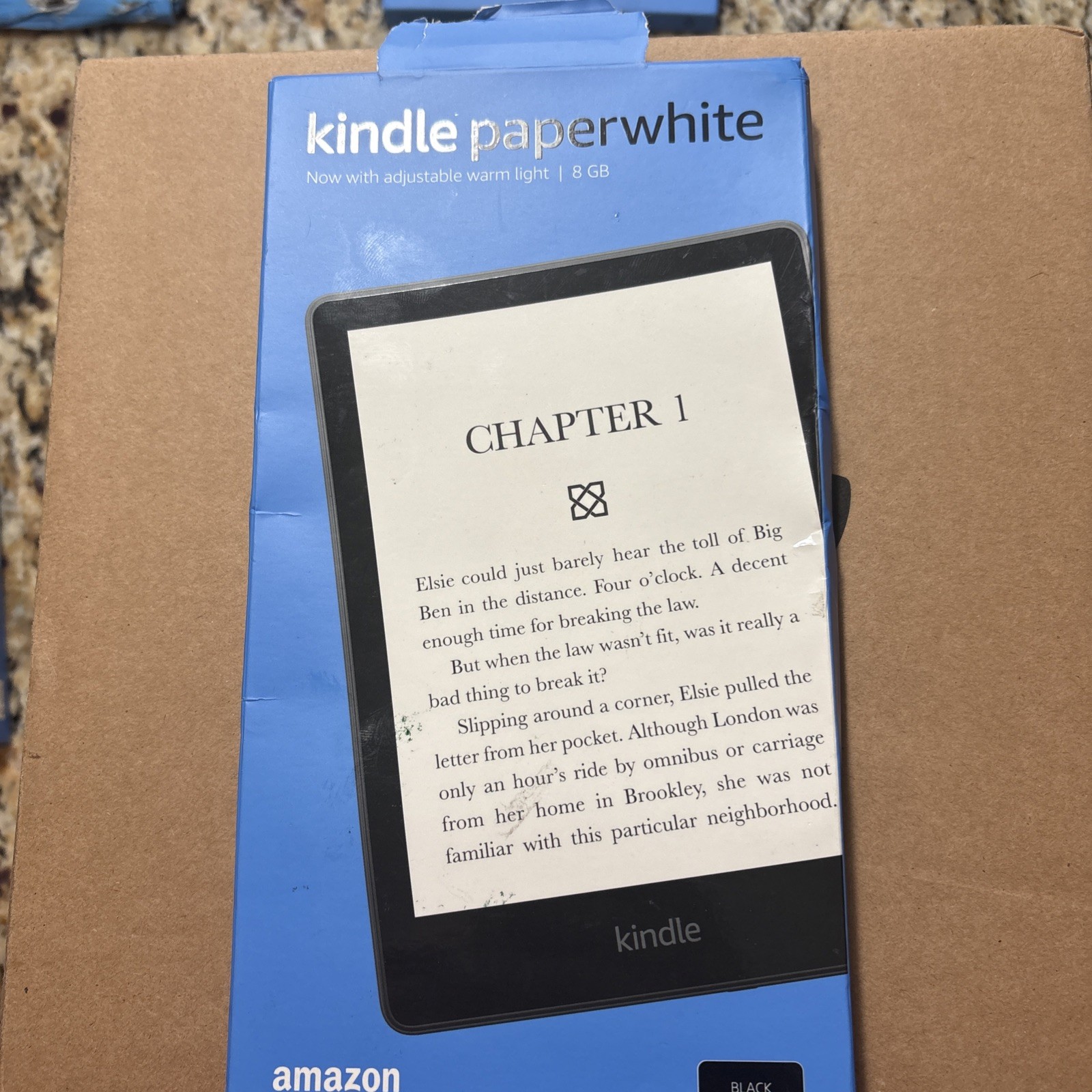 Amazon Kindle Paperwhite 2022 11th Gen 8GB WiFi Waterproof Black eBook eReader