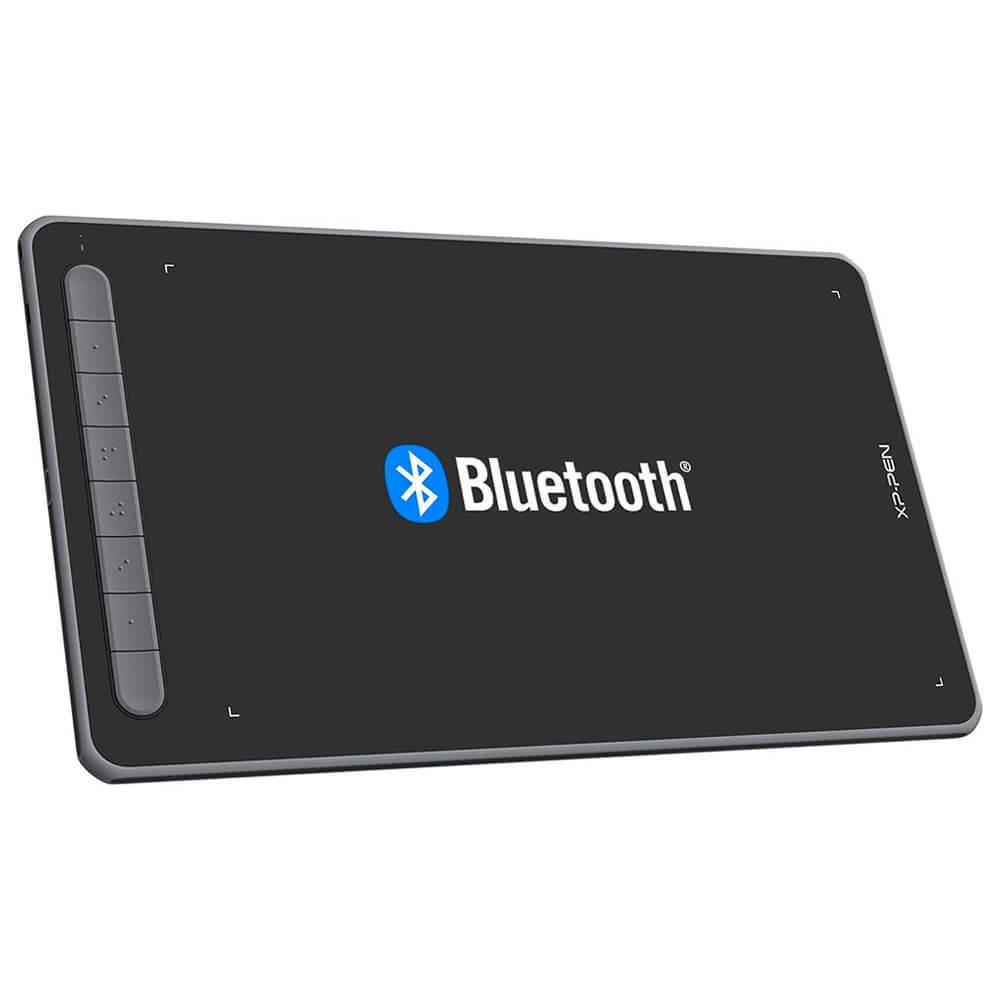 XPPen Deco LW Black Wireless Drawing Tablet – 10x6", Bluetooth, Battery-Free