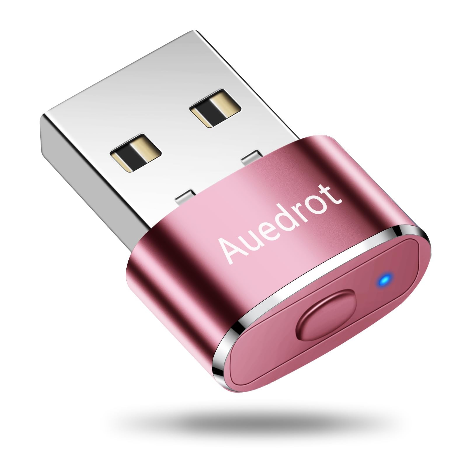AUEDROT Mouse Jiggler Undetectable Jiggers USB Mover with Small, Rose Gold