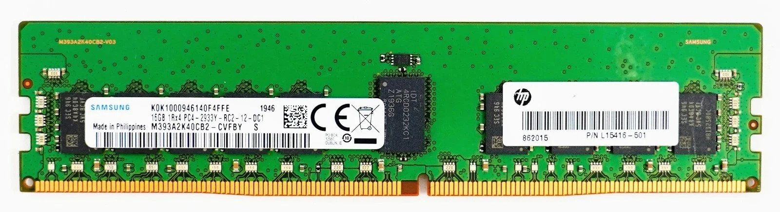 SAMSUNG 16GB 1RX4 PC4-2933Y MEMORY M393A4K40CB2-CVF