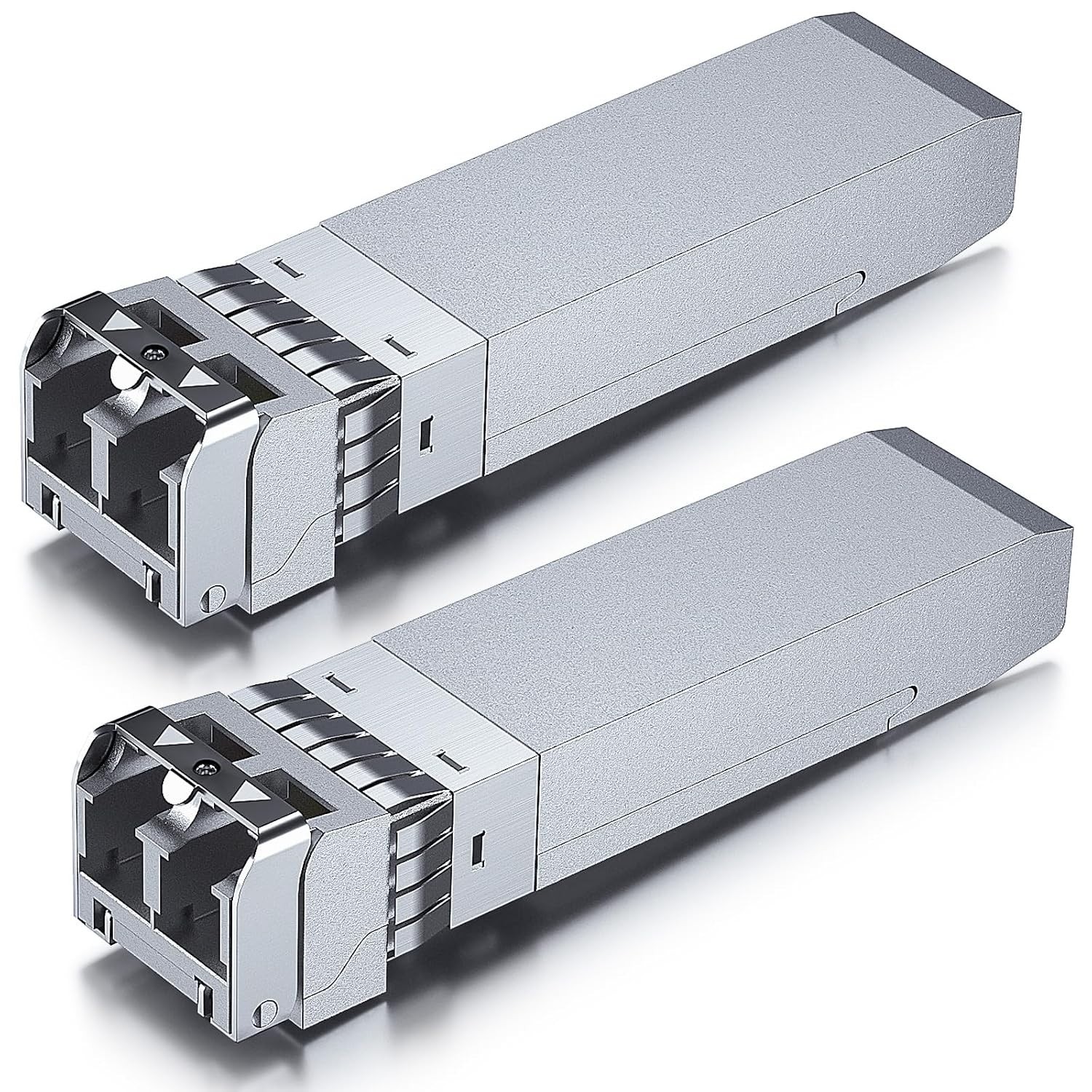 10Gtek 10GBase-SR SFP+ LC Transceiver 2-Pack 850nm Multimode 300M Module