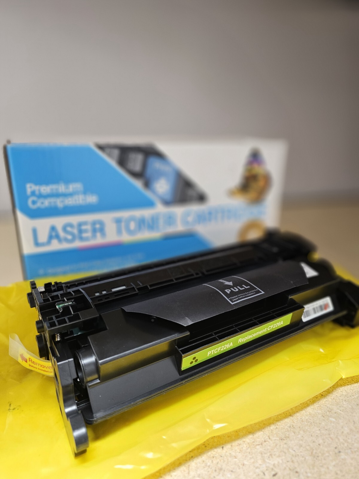 Premium Compatible PTCF226A HP 26A Black Toner Cartridge CF226A Open Box