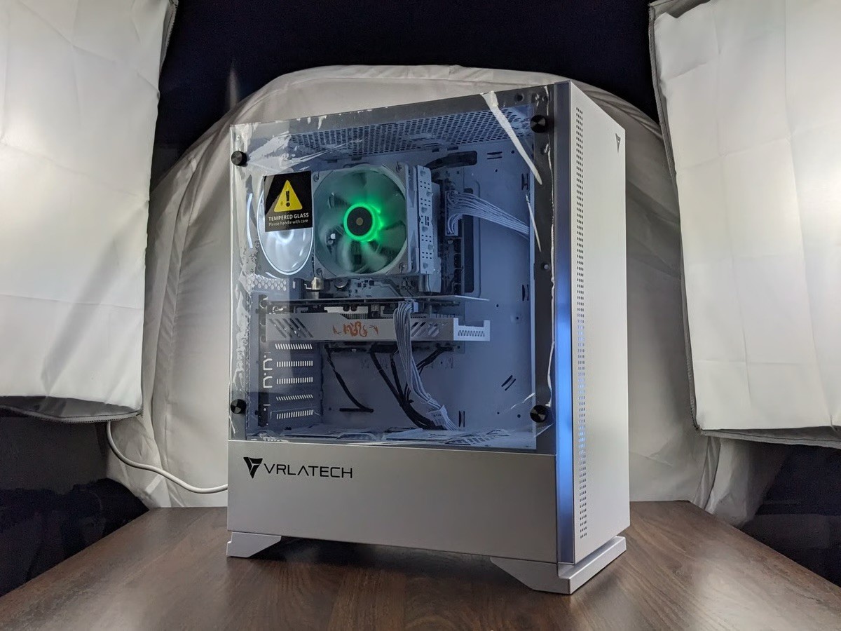 Custom RTX 2060 Super Ryzen 5 5600x 2x8gb 3000mz 512GB NVMe White Gaming PC