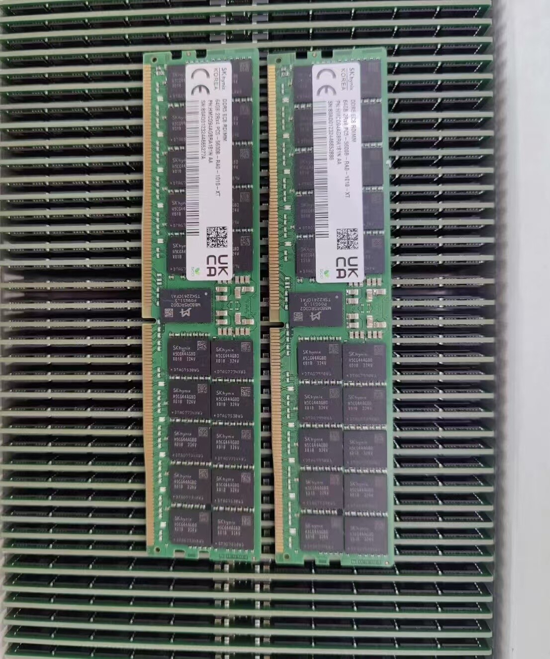 SK Hynix 64G*2=128g 2RX4 DDR5 5600 RDIMM REG RECC Server Memory