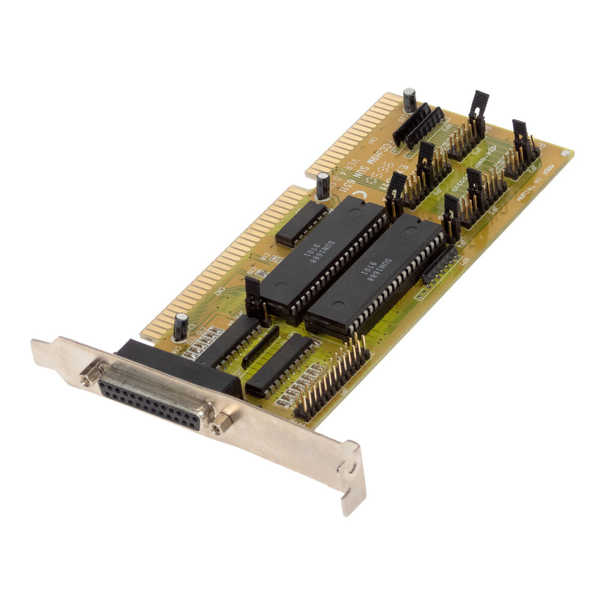 SUNIX SUN-6310ST EX-4011 VER:4.0 DUAL PARALLEL / LPT PORT ISA CARD