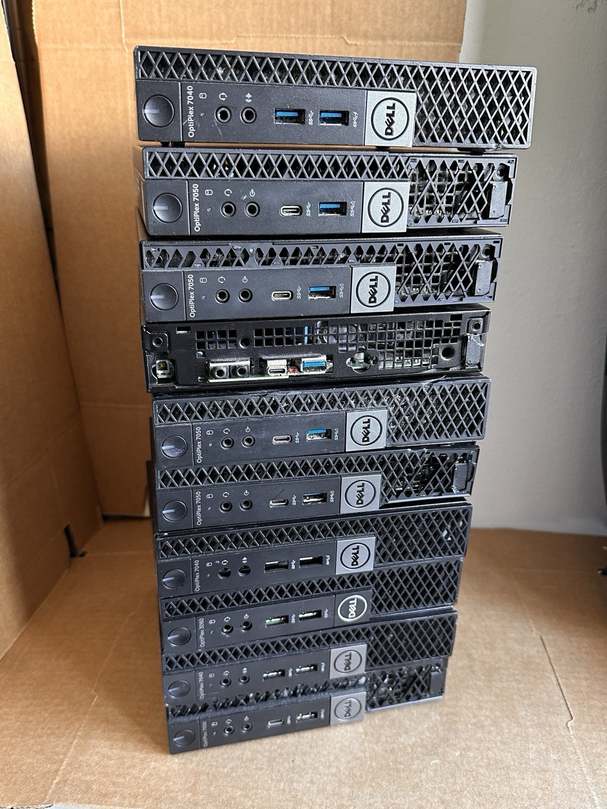 Lot of (10) Dell OptiPlex Micro i5 6th gen ( No RAM - No SSD)