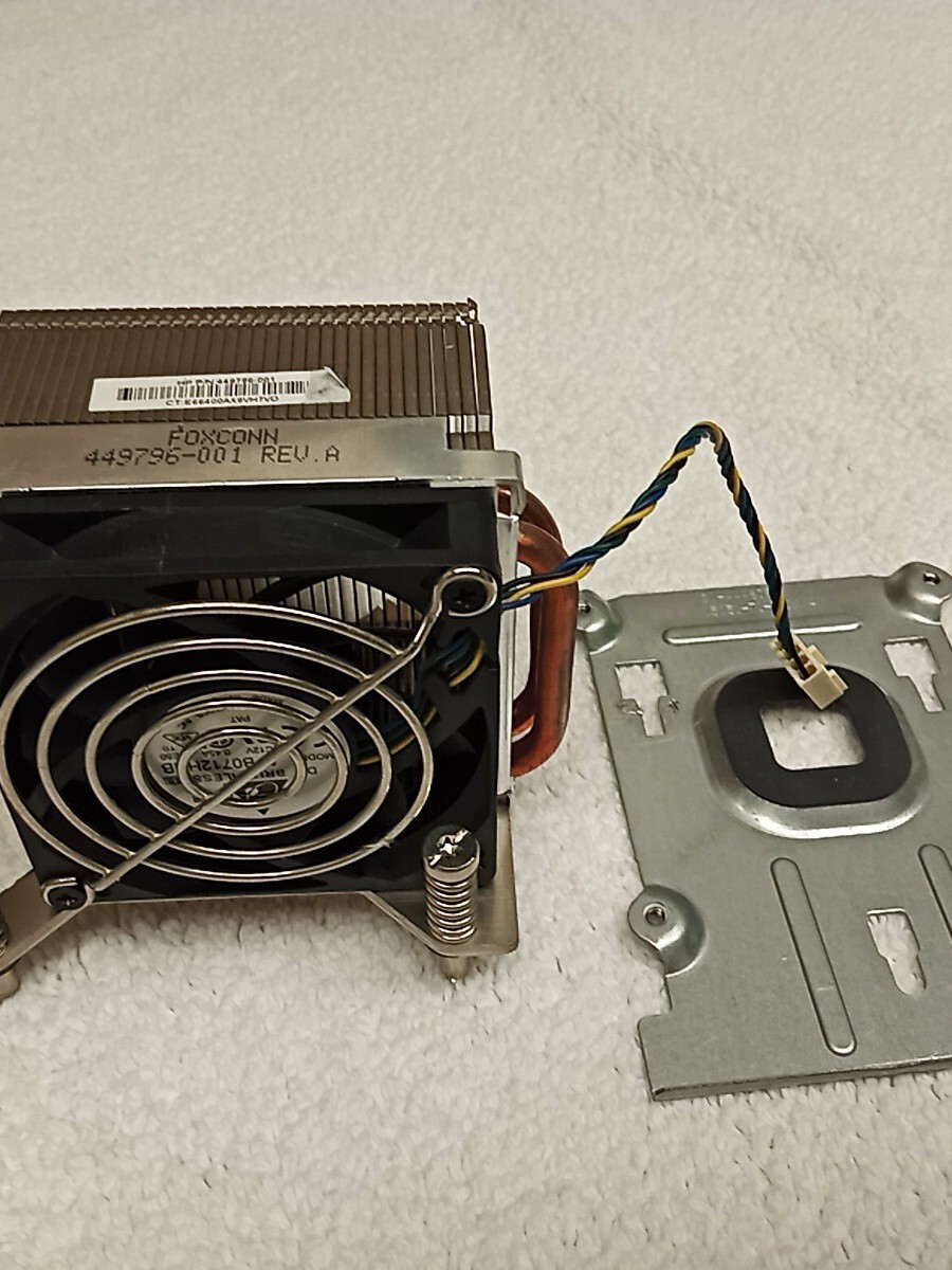 HP Compaq DC7800 Fan Heatsink LGA775 HP 449796-001 Foxconn Delta AFB0712HHB