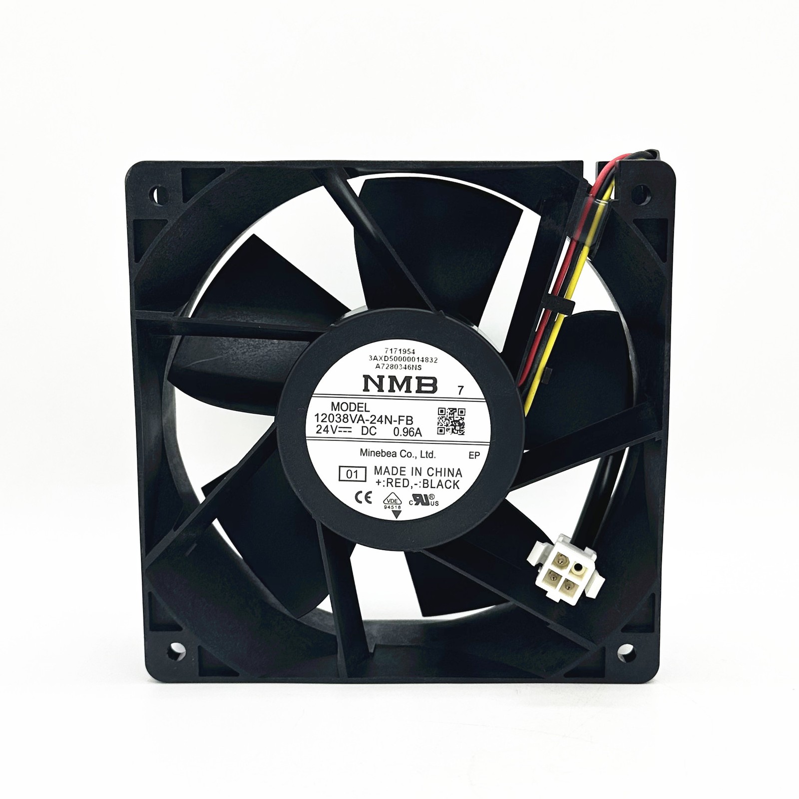 1pcs NMB 12038VA-24N-FB 12038 24V 0.96A 12cm ABB Inverter Cooling Fan