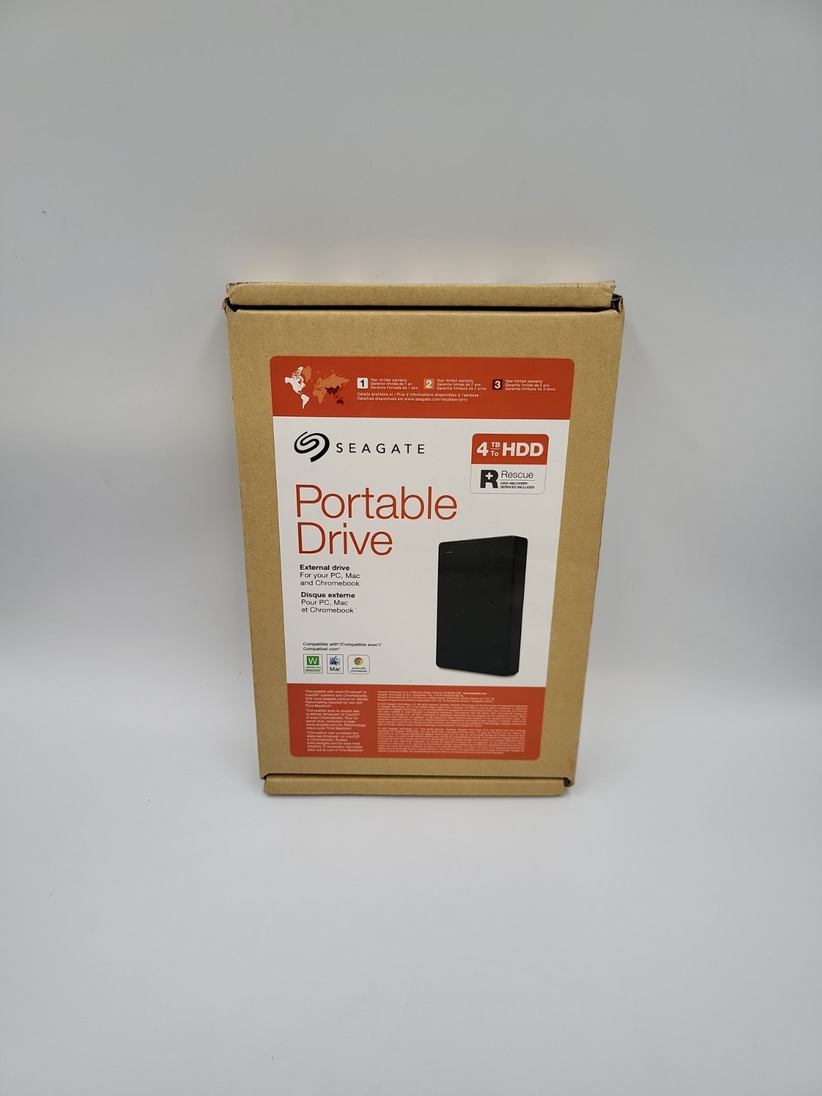 Seagate STGX4000400 Portable 4 TB USB 3.0 External Hard Drive - Black