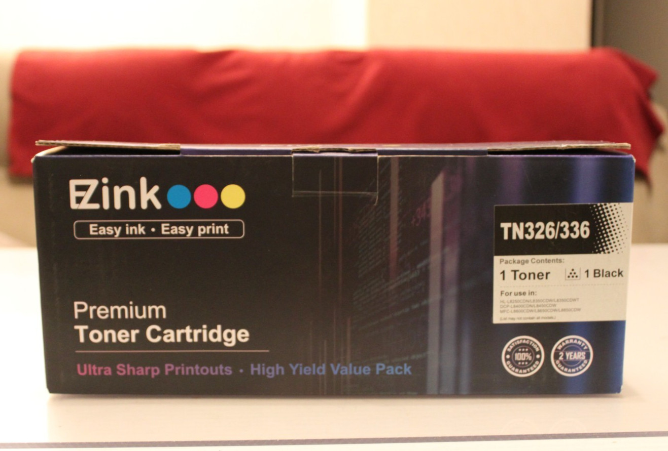 New Sealed EZink 336BK Compatible Black Toner For some Brother Laser Printers