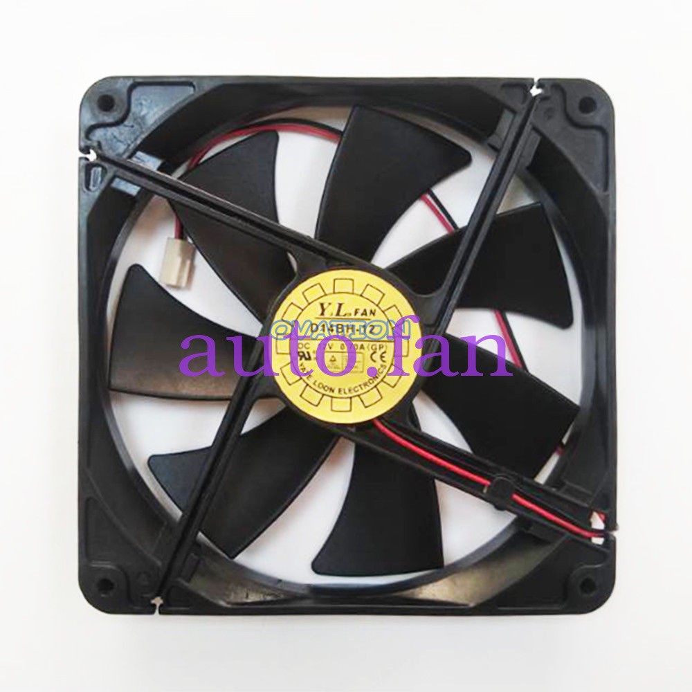 1pc D14BH-12 DC12V 0.70A cooling fan 2 pin 140*140*25mm