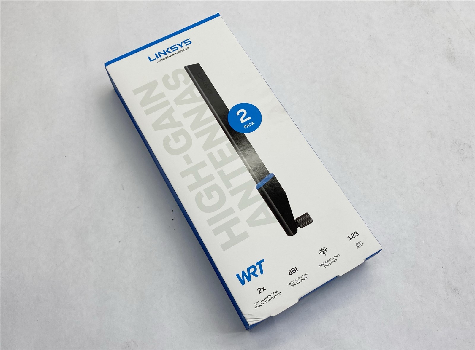 Linksys WRT002ANT Omni Directional Dual-Band 2-Pack High Gain Antenna NEW sealed