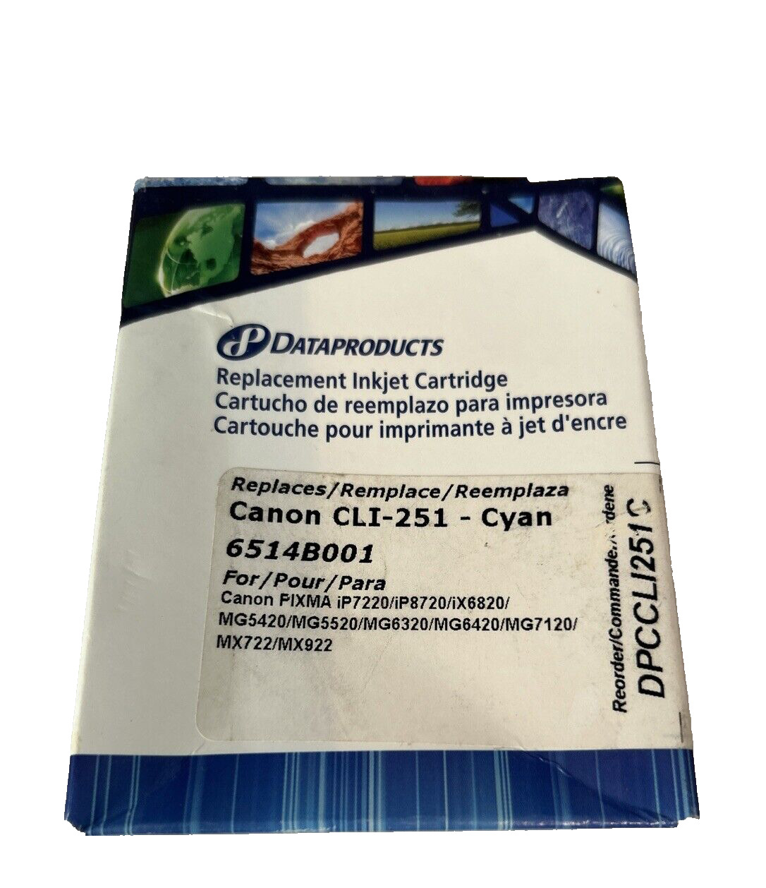 Dataproducts DPCCLI251C Replacement Inkjet Cartridge for CLI-251 CYAN