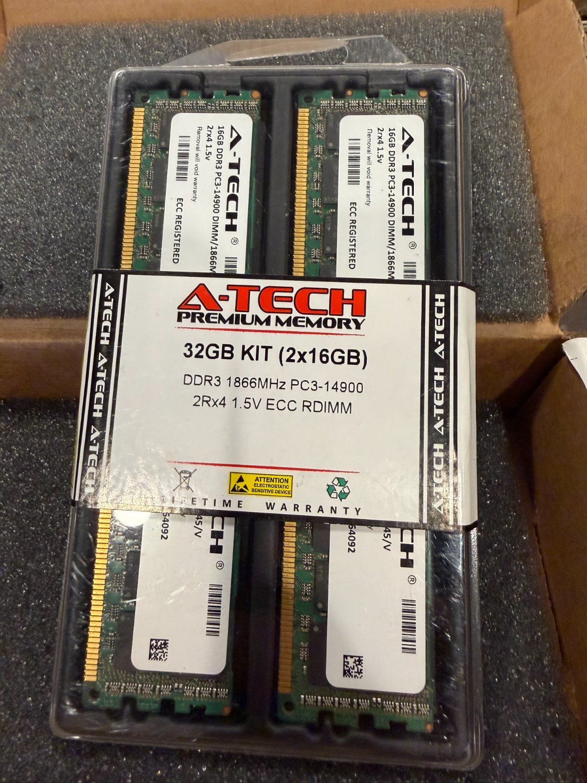 A-tech 32GB Kit (2x16GB) DDR3 1866mhz