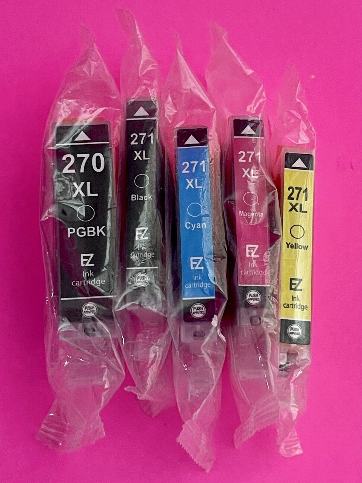 E-Z Ink EZC270271XL-5P Compatible Ink Cartridge - CYMK, 5 Pack Out Of Box Sealed