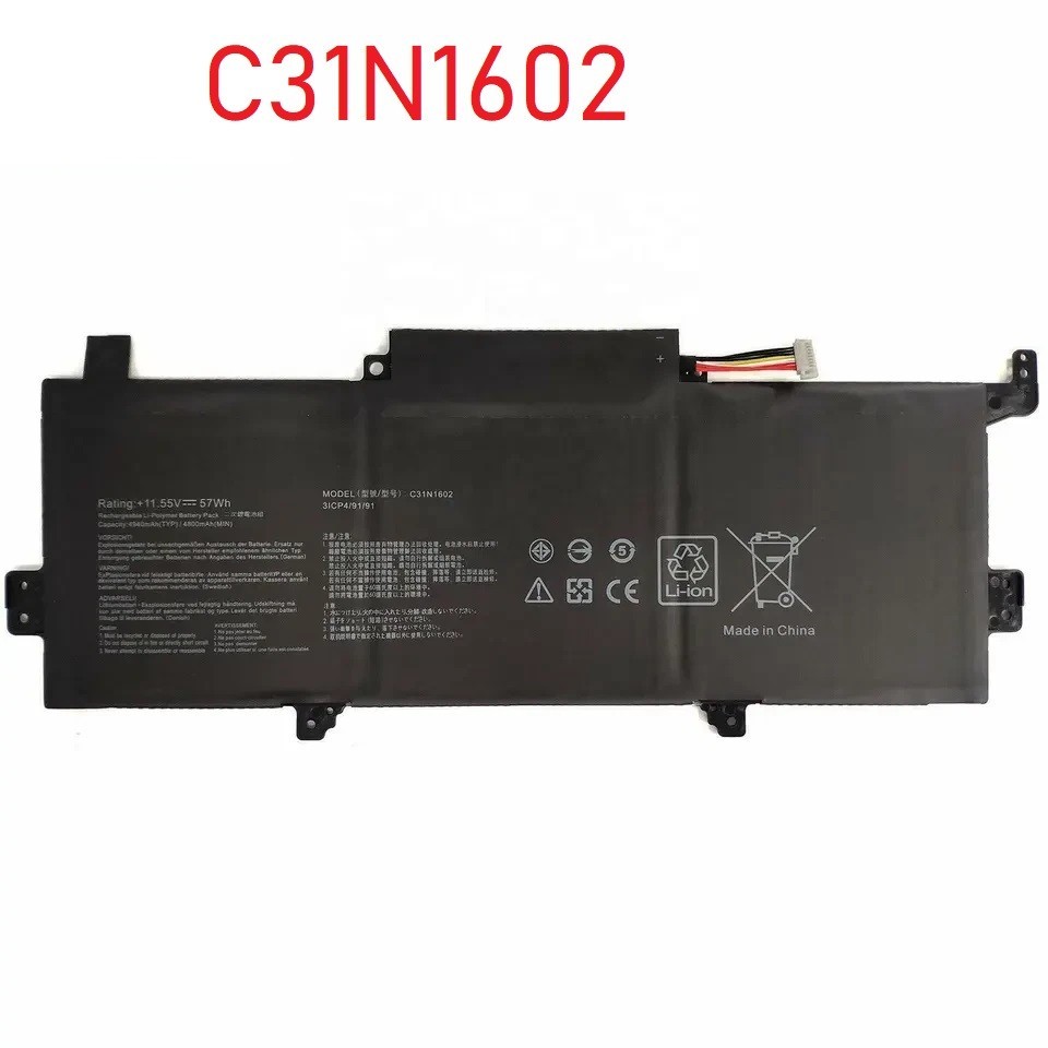 New C31N1602 Battery For ASUS ZenBook U3000U UX330 UX330U UX330UA UX330UAK USA
