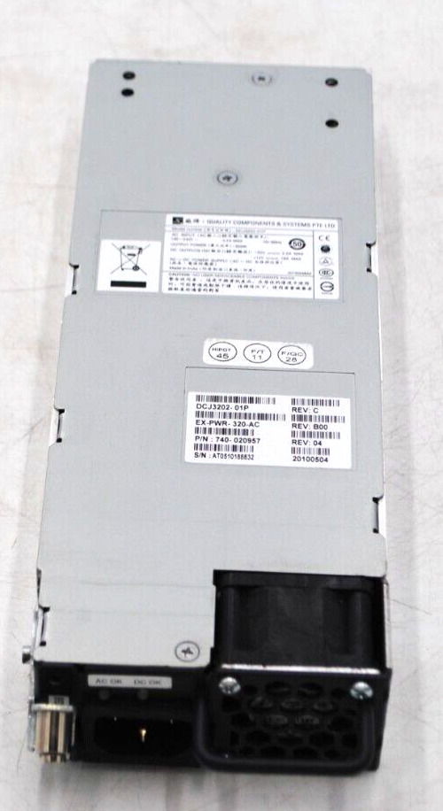 LOT OF 2 Juniper  EX-PWR-320-AC Power Supply  DCJ3202-01P 740-020957