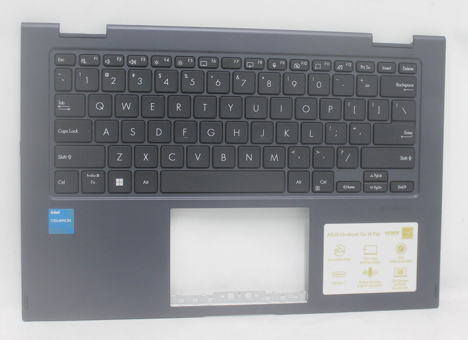 13N1-EBA0321 Asus Palmrest Top Cover W/Kb Us Vivobook J1400Ka-Ds02T "GRADE A"