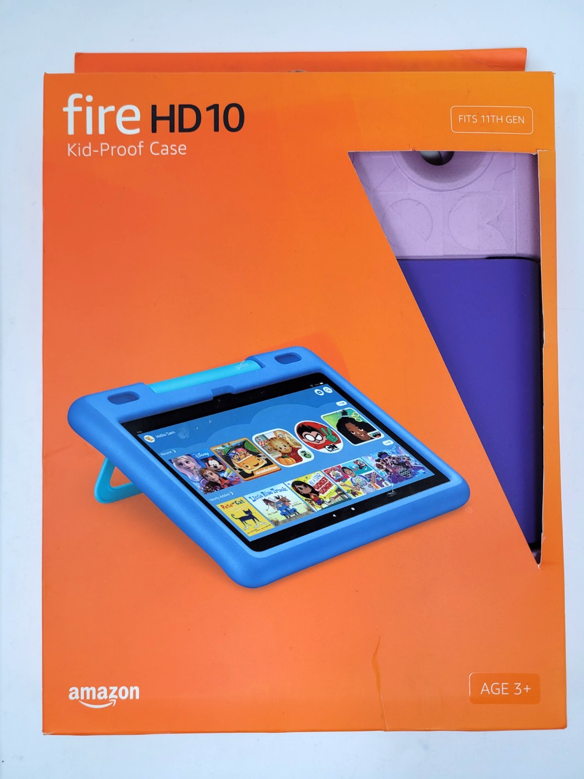 Amazon Fire HD 10 Kid-Proof Case Purple 11th Gen OEM FreeTime Stand - OBX