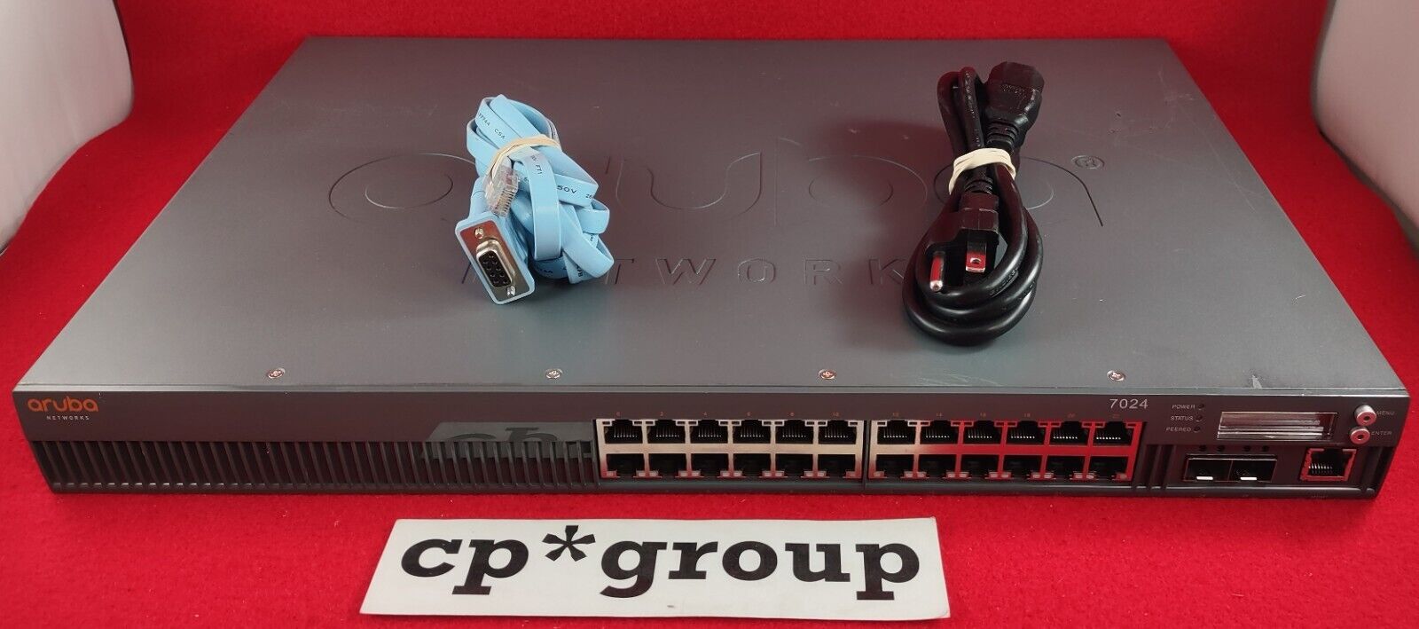 Aruba 7024-US JW683A 24-Port PoE GbE & 2-Port SFP+ Ethernet Network Controller