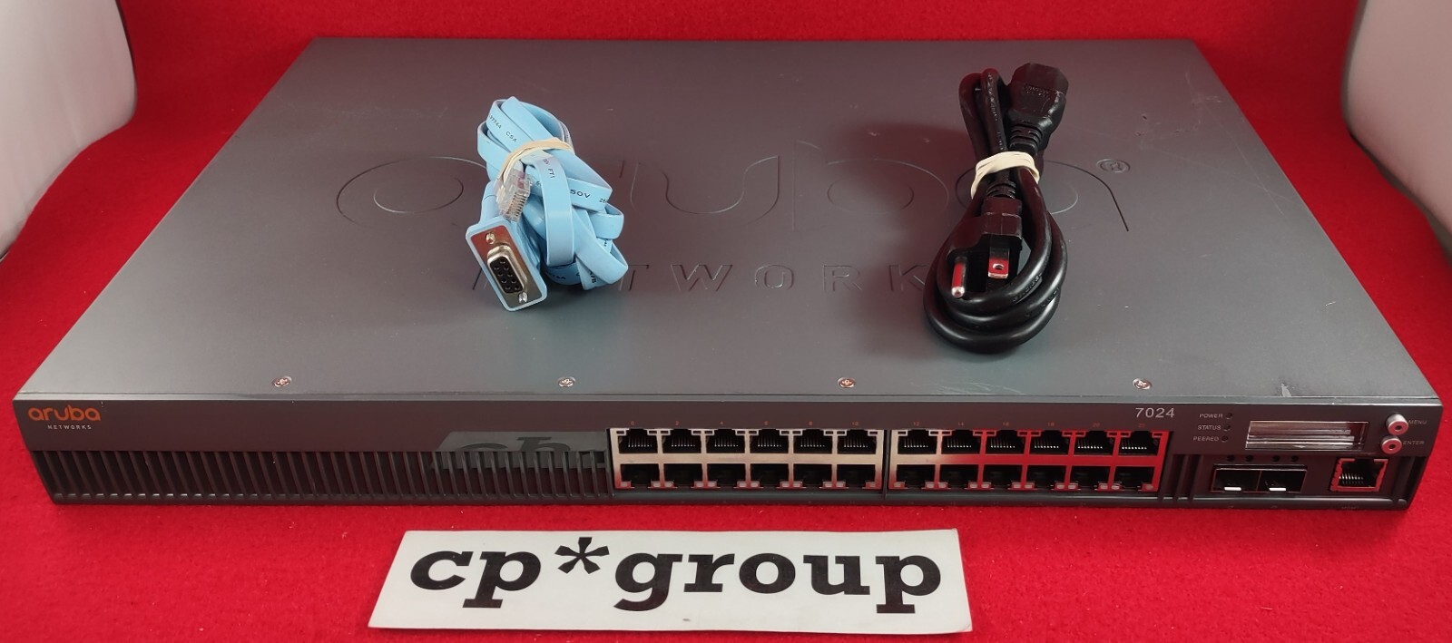 Aruba ARCN7024 7024-US JW683A 24-Port PoE GbE & 2-Port SFP+ Ethernet Controller