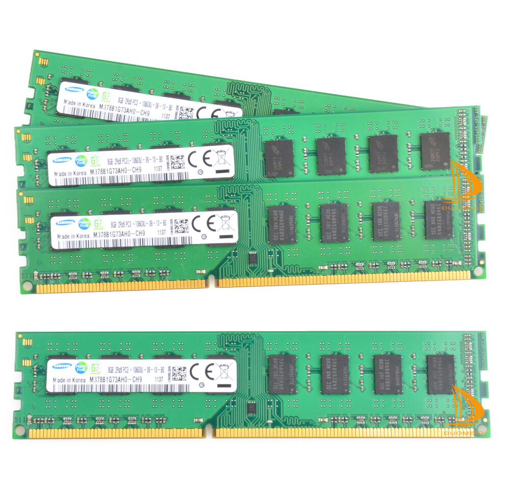 Samsung 4X 8GB PC3 10600U 2RX8 DDR3 1333MHz 1.5V Memory RAM DIMM Desktop Test #2