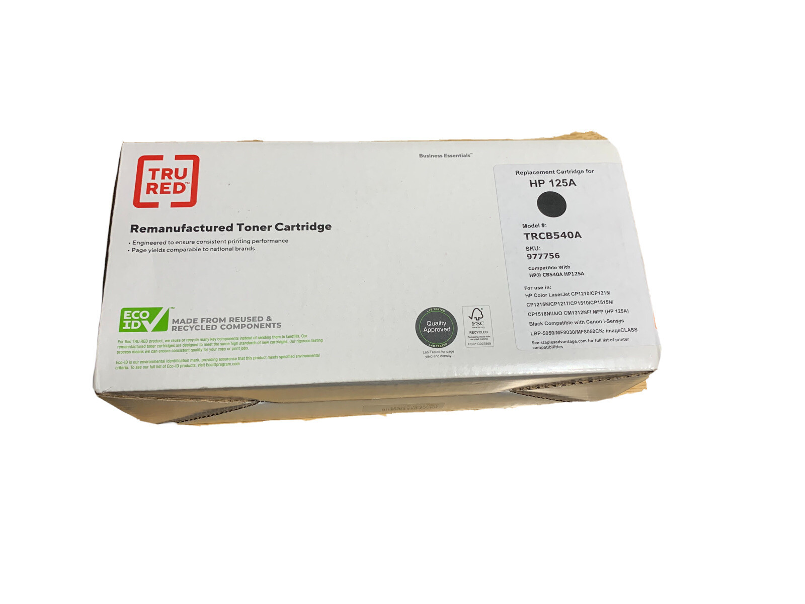 TRU RED Canon 116/HP 125A Black Remanufactured Standard Yield Toner Cartridge