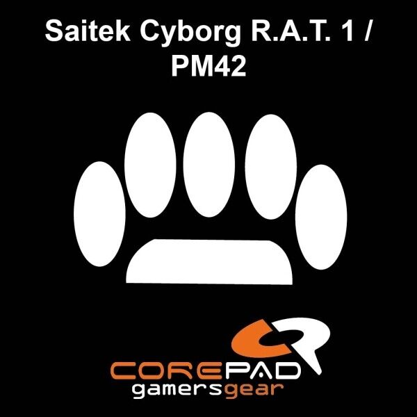 Corepad Skatez Saitek Cyborg R.A.T. 1 PM42 Mouse Feet Hyperglides PTFE Teflon