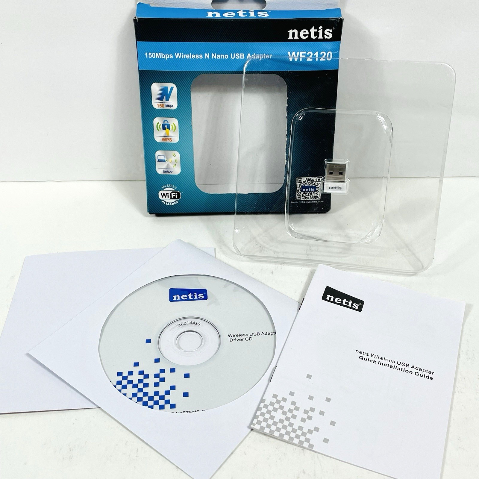 Netis WF2120 150Mbps Wireless N Nano USB Adapter
