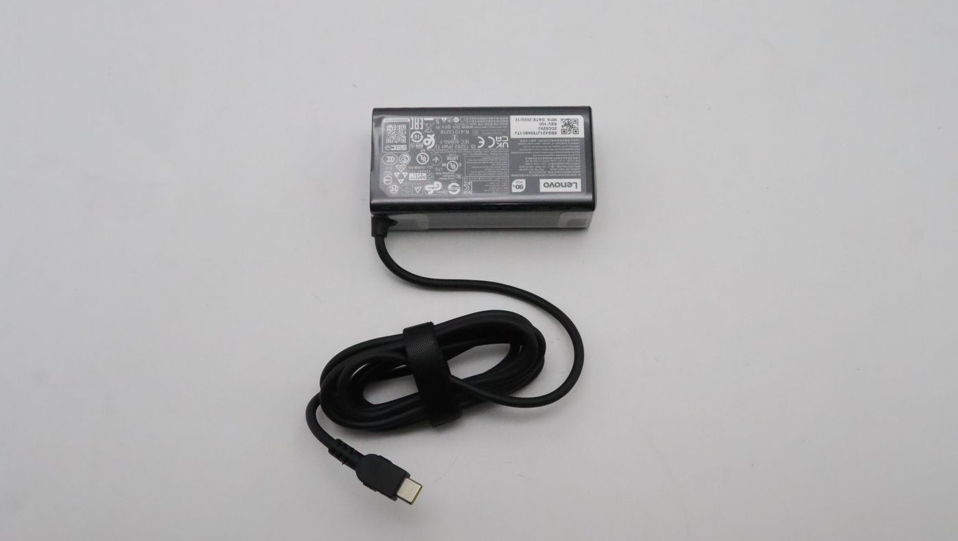 Replacement Part: Lenovo W128099472 FRU5A11J62108 AC_ADAPTER PD,65W,20/15/9/5V,3P ~E~