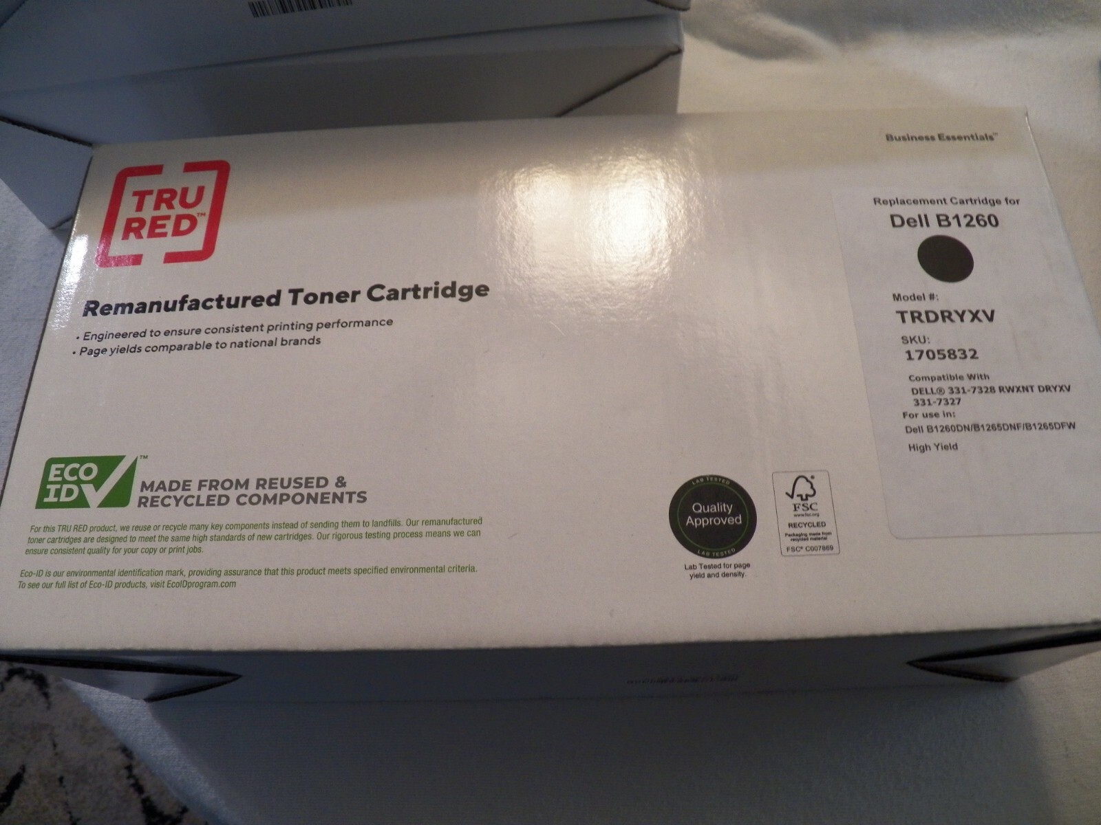 TRU RED Laser Toner Cartridge Dell B1260 Black High Yield TRDRYXV