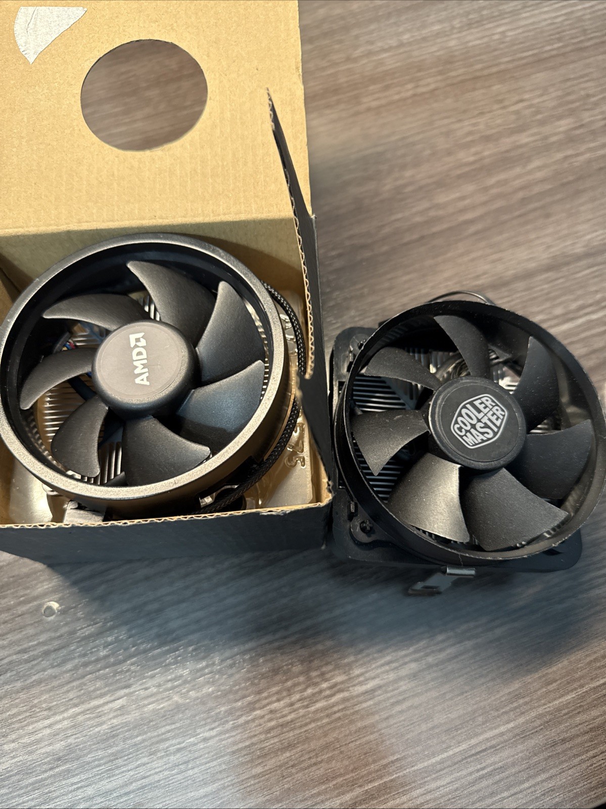 AMD Wraith CPU Cooler + Cooler Master 92mm Fan | Socket AM4 AM5 | Sold As Is