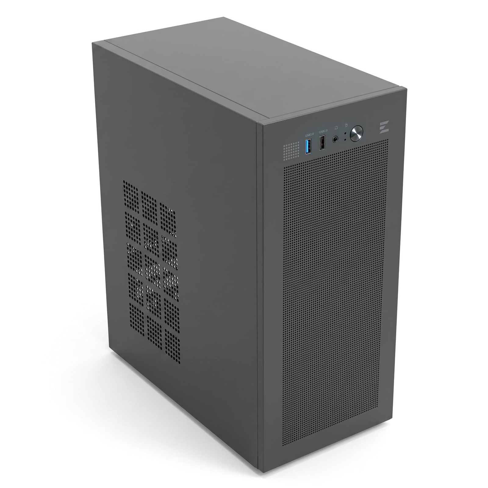 Zalman CUBIX Compact Micro-ATX MATX Mini ITX PC Case with 80mm Fan, Black
