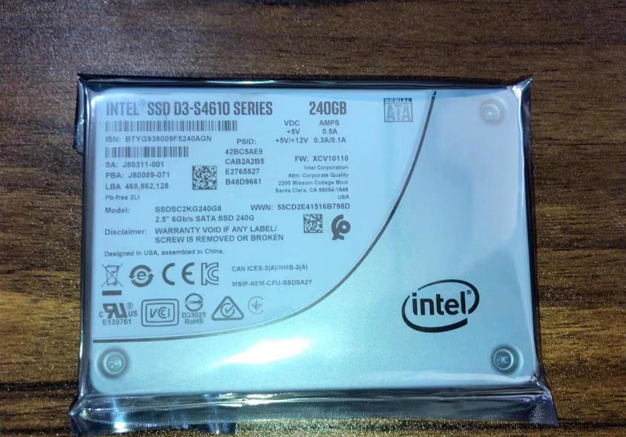 Intel SSD DC S4610 240GB 480GB 960GB 1.92TB 3.84TB 7.68TB 2.5