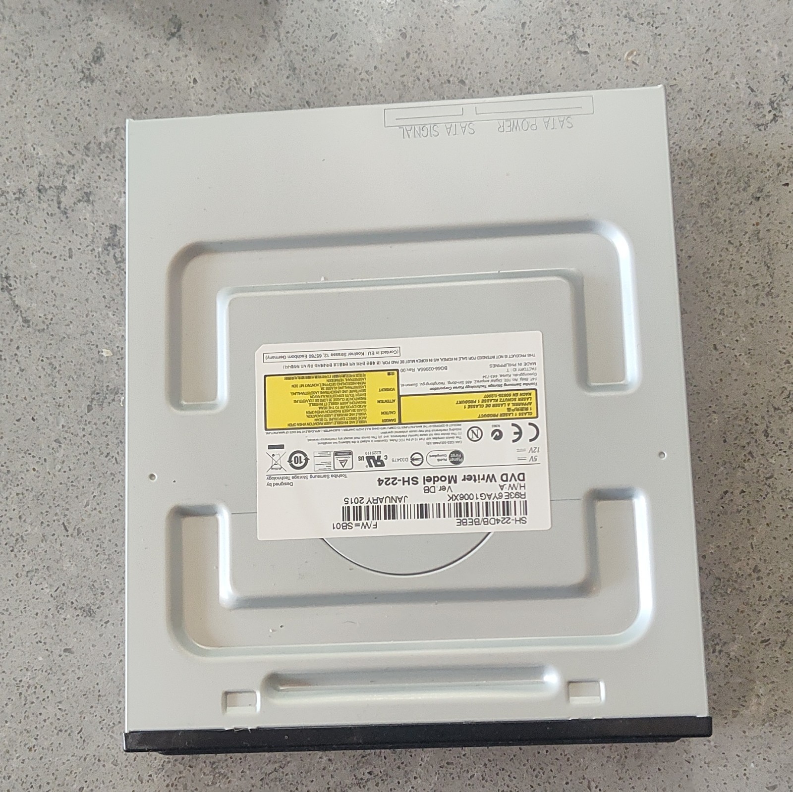 Samsung Super WriteMaster SH-224DB SATA 24X Internal 5.25in DVD Writer PC