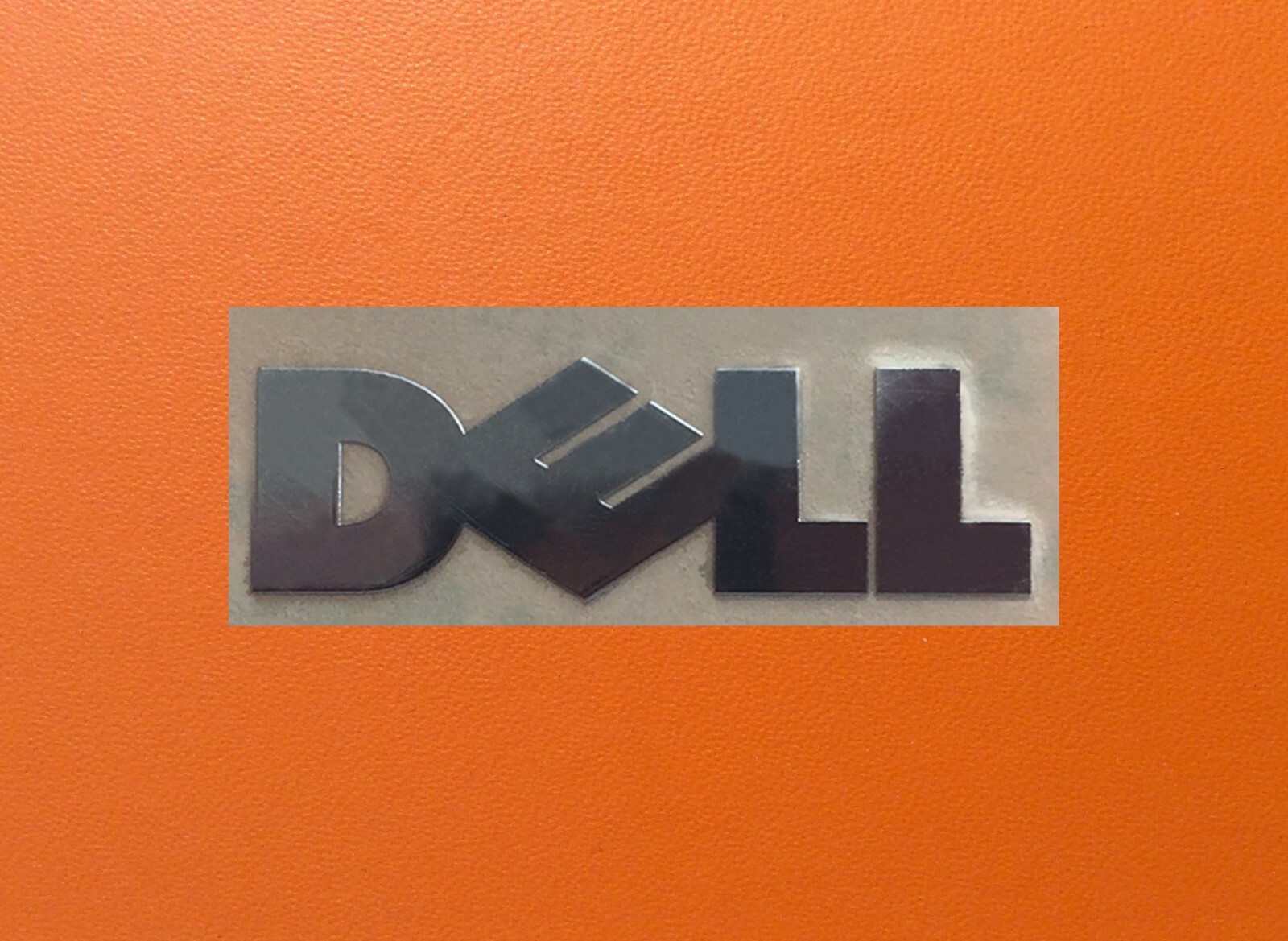 1 pcs Sticker for Dell Skylake Silver Chrome Color Logo Decal Badge 22mm x 5mm 