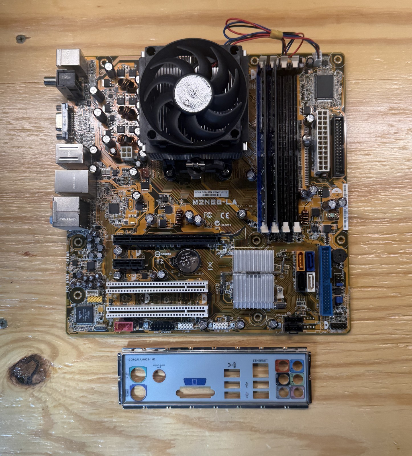 HP M2N68-LA Motherboard w/ AMD Athlon II X2 4400+ CPU & 2GB RAM