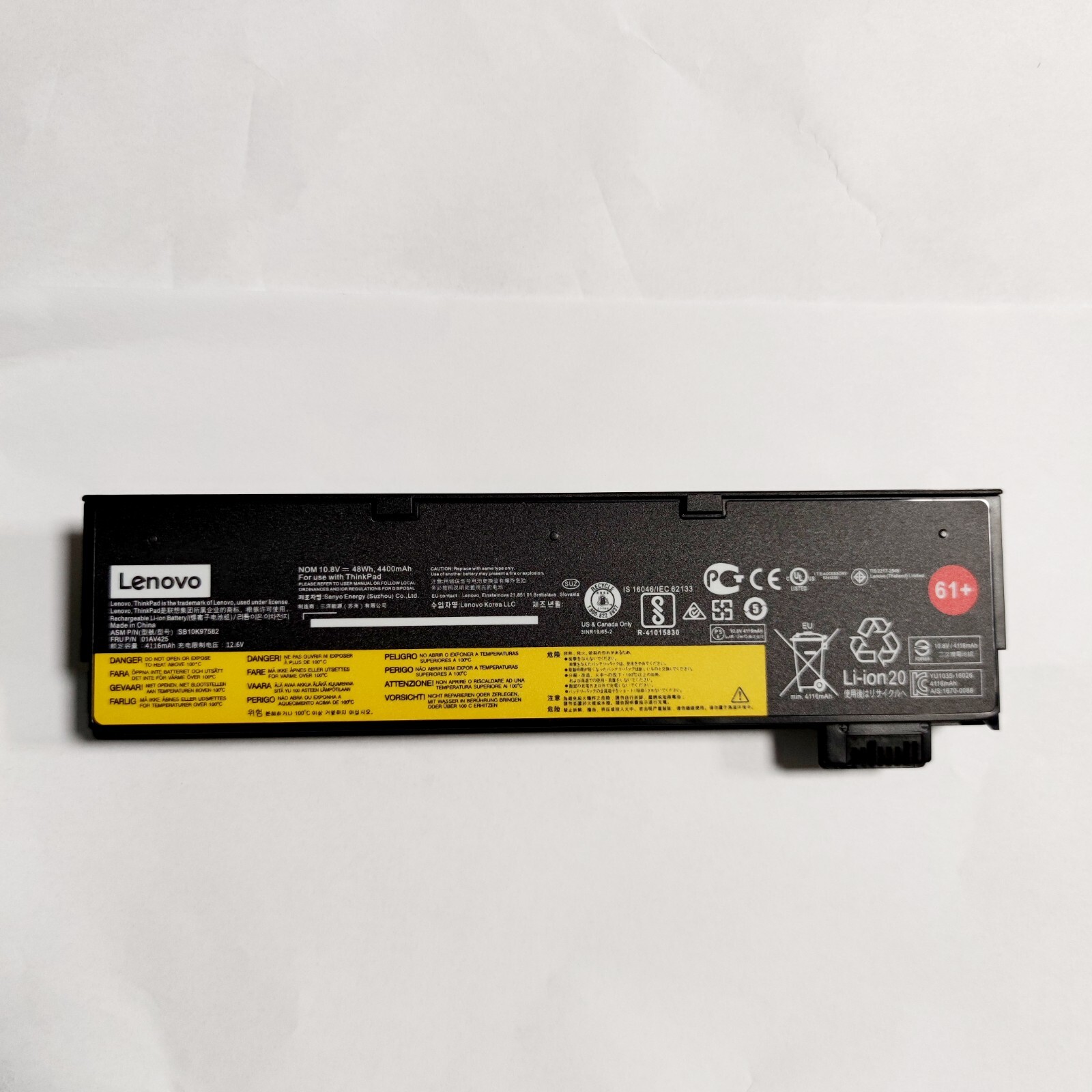 OEM 01AV425 Battery For Lenovo Thinkpad T470 T480 T570 T580 01AV424 48Wh 61+ NEW