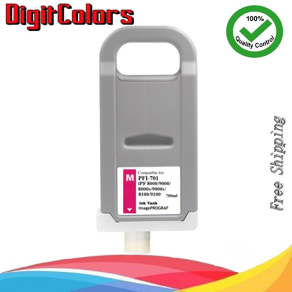 PFI-701 Magenta Ink Cartridge for Canon IPF 8000s 9000s 8000 9000 PFI701M