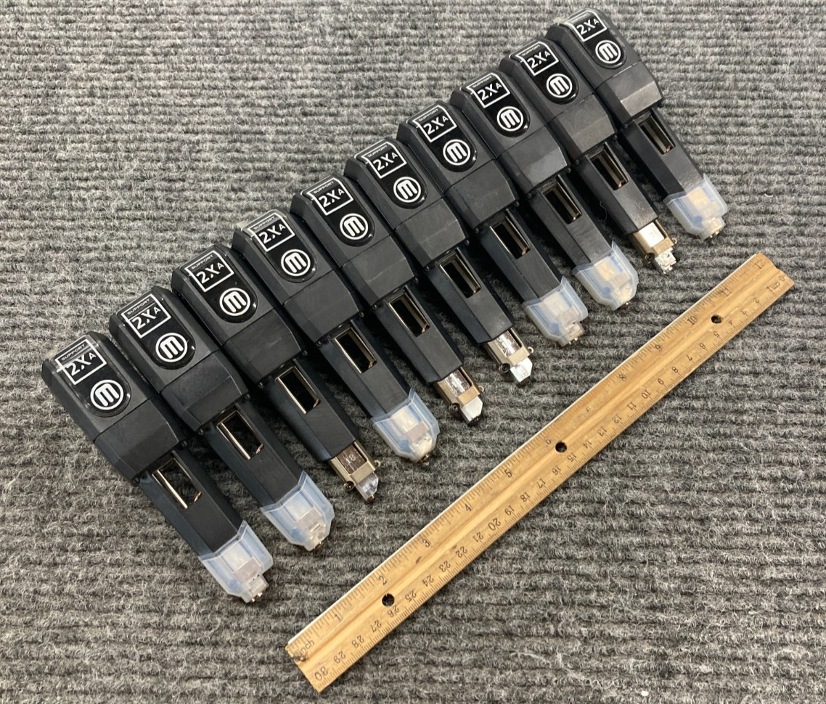 Lot of 10 MakerBot Method X Support 2XA Extruders (As Is)